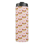 Bouteilles Isothermes Champ rose des marguerites (Devant)