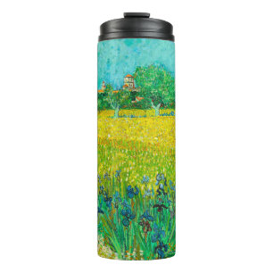 Bouteilles Isothermes Champ Van Gogh avec Irises près d'Arles