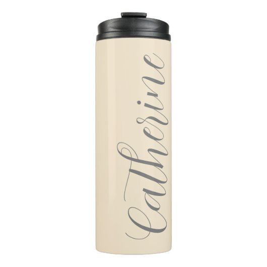 Bouteilles Isothermes Champagne Couleur Stylisé Script Mariage Bridesmai (Devant)