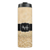 Bouteilles Isothermes Champagne or fausse parties scintillant scintille  (Devant)