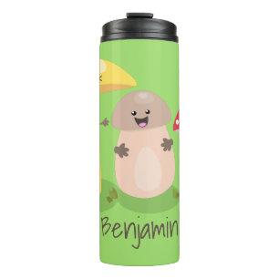 Bouteilles Isothermes Champignon mignon kawaii