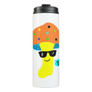 Bouteilles Isothermes champignon mignon le plus frais avec lunettes