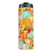 Bouteilles Isothermes Champignons Citrouille Et Feuilles D'Automne (Devant)