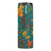 Bouteilles Isothermes Champignons d'automne, feuilles, noix et baies sur (Dos)