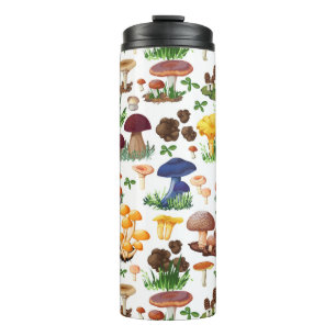Bouteilles Isothermes Champignons Et Herbes Colorés
