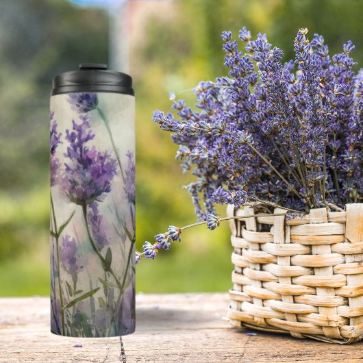 Bouteilles Isothermes Champs de Lavande Tranquille Paruline Thermique