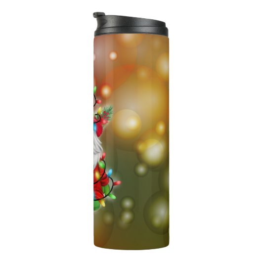 Bouteilles Isothermes Chandail de Noël Gnome Feux Tangle (Tourné sur la droite)