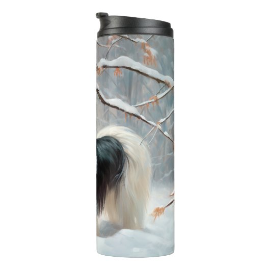 Bouteilles Isothermes Chanson Japonaise Laisser Neige Noël (Tourné sur la droite)