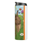 Bouteilles Isothermes Chaque Lapin Aime les Fleurs (Tourné sur la droite)