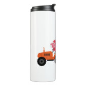 Bouteilles Isothermes Chariot Dinosaure Cute Camion Retour À L'École (Tourné sur la gauche)