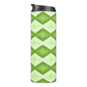 Bouteilles Isothermes Chartreuse green diamond pattern (Tourné sur la droite)