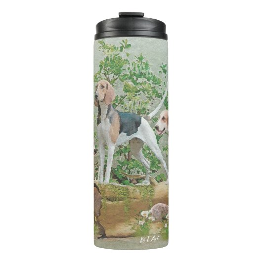 Bouteilles Isothermes Chasse aux chiens (Devant)