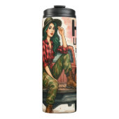 Bouteilles Isothermes Chasse Belle, Style Extérieur (Devant)