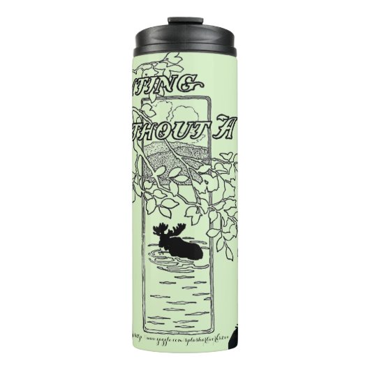 Bouteilles Isothermes "Chasse sans bouffée de caméra" (Devant)