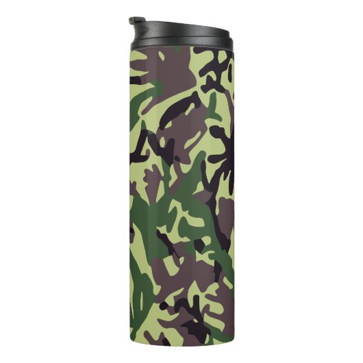 Bouteilles Isothermes Chasseurs Motif Camo Vert (Tourné sur la droite)