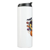 Bouteilles Isothermes Chat à sorcière sur Citrouille - Halloween Art Ove (Tourné sur la gauche)