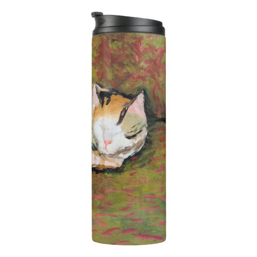 Bouteilles Isothermes Chat, Août Macke Thermal Tumbler (Tourné sur la droite)