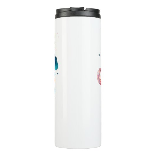 Bouteilles Isothermes Chat aquarelle en style steampunk (Dos)