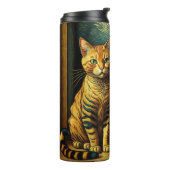 Bouteilles Isothermes chat art thermo tumeur (Tourné sur la gauche)