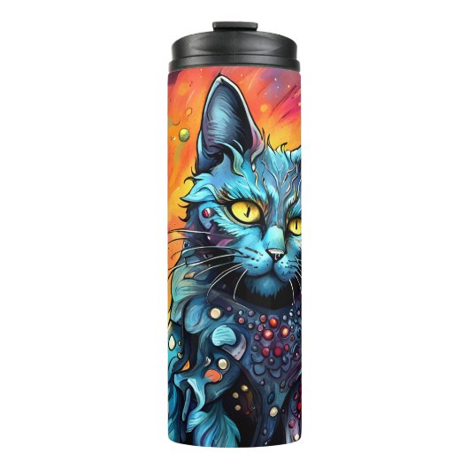 Bouteilles Isothermes Chat bleu I (Devant)