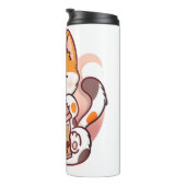 Bouteilles Isothermes Chat Boba Tea Bubble Tea Anime Kawaii Neko pour fi (Tourné sur la droite)