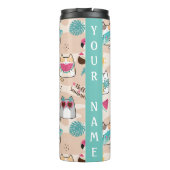 Bouteilles Isothermes Chat Bonjour Summer Beach Kitty Vacances (Dos)