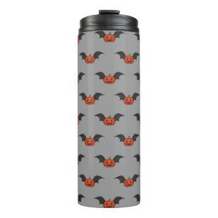Bouteilles Isothermes Chat Citrouille d'Halloween