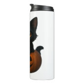 Bouteilles Isothermes Chat citrouille - Mignonne chemise d'Halloween Éff (Tourné sur la droite)