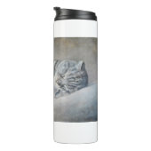 Bouteilles Isothermes Chat couché doux (Tourné sur la droite)