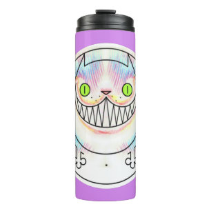 Bouteilles Isothermes Chat de graisse avec cheshire Cat Grin Tumbler The