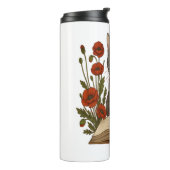 Bouteilles Isothermes Chat de livres - Chat de lecture mignonne avec des (Tourné sur la gauche)