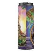 Bouteilles Isothermes Chat de vol de chasseur de crépuscule (Dos)