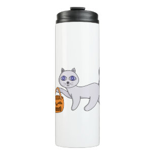 Bouteilles Isothermes Chat d'Halloween