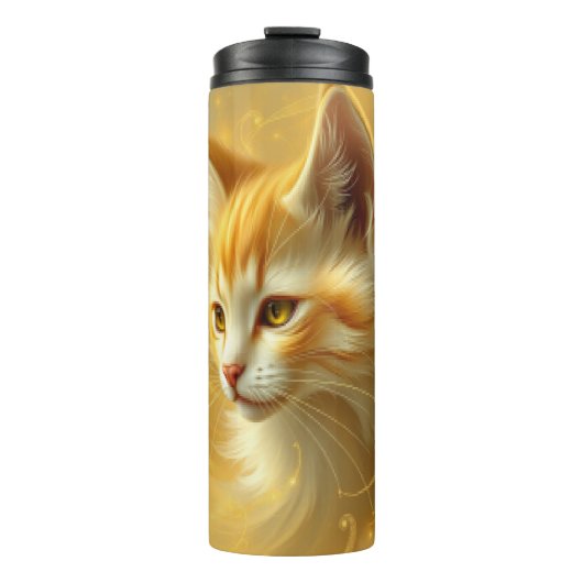 Bouteilles Isothermes Chat doré (Devant)