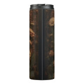 Bouteilles Isothermes Chat doré gothique Steampunk (Dos)