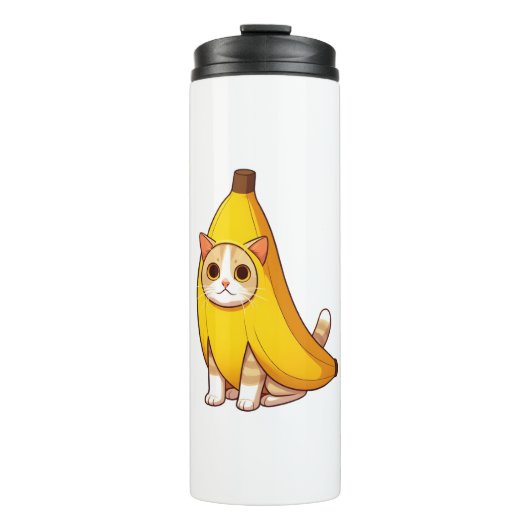 Bouteilles Isothermes Chat en costume de banane (Devant)
