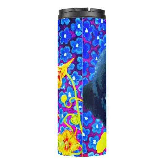 Bouteilles Isothermes Chat en fleurs (Dos)