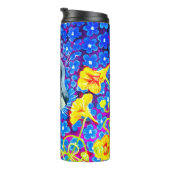 Bouteilles Isothermes Chat en fleurs (Tourné sur la droite)