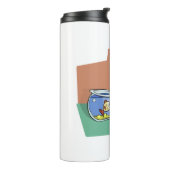 Bouteilles Isothermes Chat et cuvette de poisson (Tourné sur la gauche)