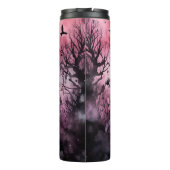 Bouteilles Isothermes Chat florale rose et noire personnalisée (Dos)