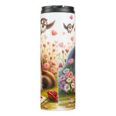 Bouteilles Isothermes Chat grincheux avec une lettre (Dos)