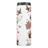 Bouteilles Isothermes Chat grincheux sur un cyclomoteur (Dos)