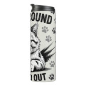 Bouteilles Isothermes Chat Grumpy Drôle (Tourné sur la droite)