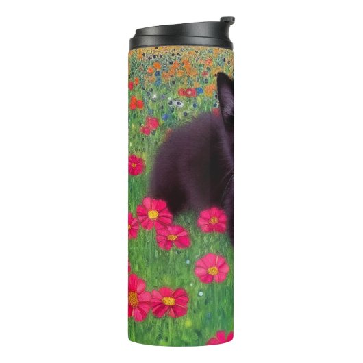 Bouteilles Isothermes Chat Gustav Klimt Tuxedo (Tourné sur la gauche)