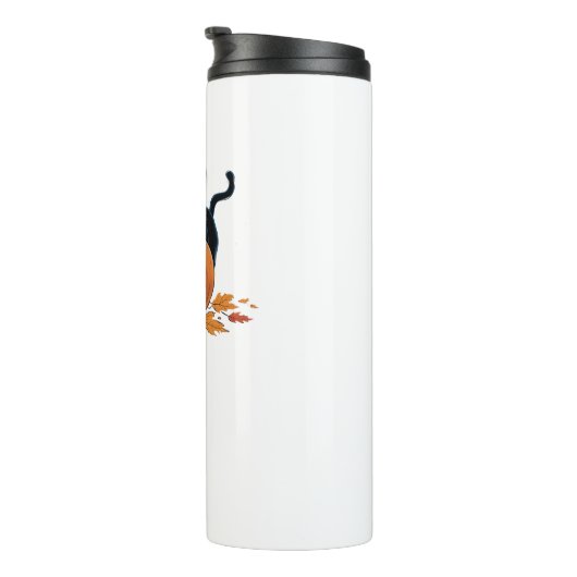 Bouteilles Isothermes Chat Halloween Citrouille Pour Femmes Hommes Enfan (Tourné sur la droite)