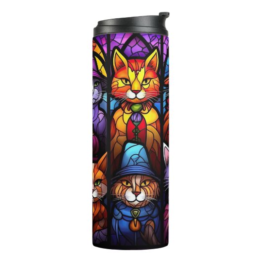 Bouteilles Isothermes Chat Kitty éffrayant (Tourné sur la gauche)