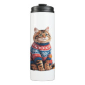 Bouteilles Isothermes Chat Leaf Automne Bonjour Automne Funny Chat Kitte (Devant)