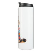 Bouteilles Isothermes Chat Leaf Automne Bonjour Automne Funny Chat Kitte (Tourné sur la droite)