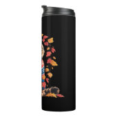 Bouteilles Isothermes Chat Leaf Automne Bonjour Automne Funny Chat Kitte (Tourné sur la droite)