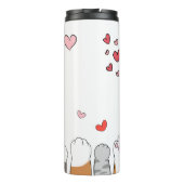 Bouteilles Isothermes Chat Maman Animal de compagnie Parent Chat Paws wi (Dos)